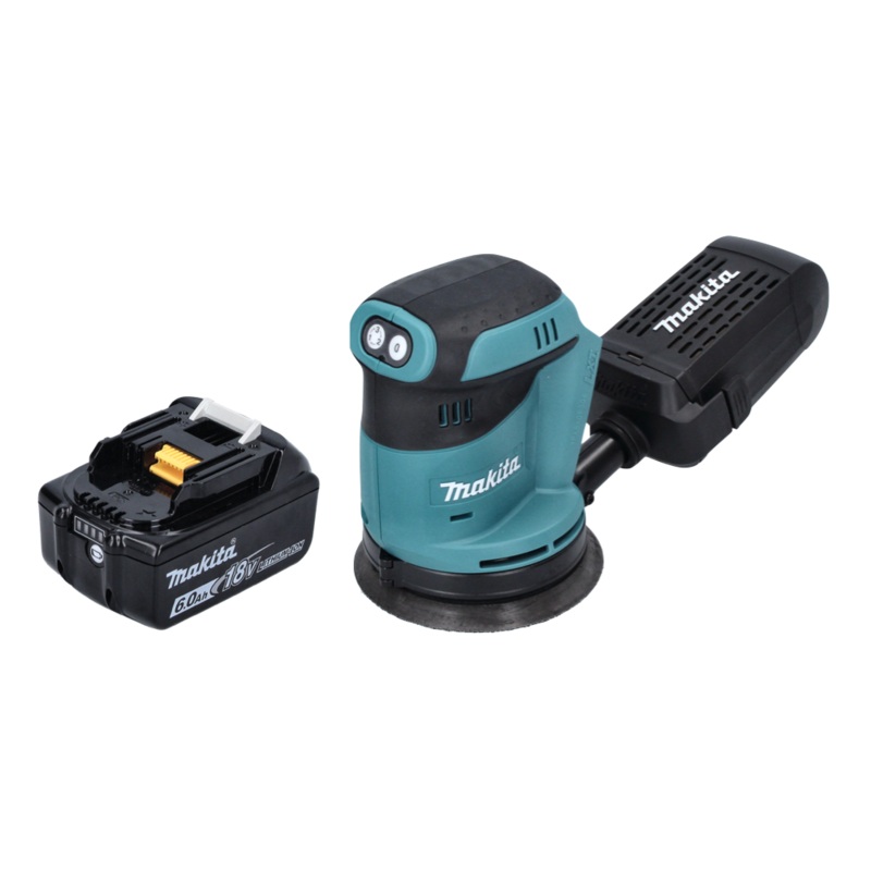 Lijadora excntrica a batera Makita DBO 180 G1 18 V 125 mm + 1x batera 6,0 Ah - sin cargador