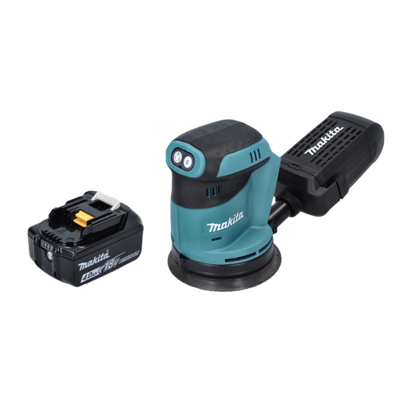 Lijadora excntrica a batera Makita DBO 180 M1 18 V 125 mm + 1x batera 4,0 Ah - sin cargador