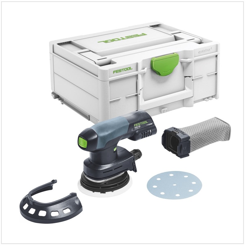 Lijadora excntrica inalmbrica Festool ETSC 125-Basic (576370) 18 V 125 mm sin escobillas + systainer - sin batera, sin cargador - sucesora de 201533