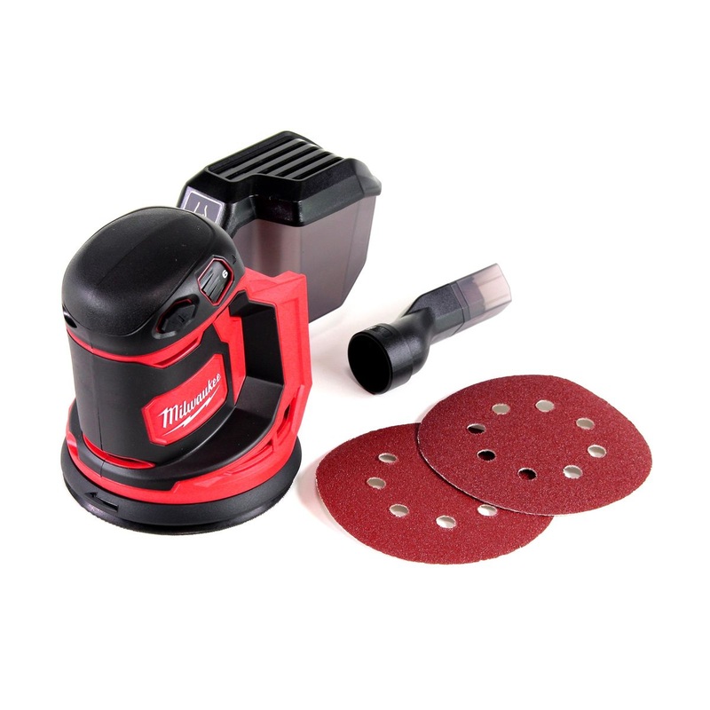 Milwaukee M18 BOS125-0 Lijadora orbital inalmbrica 18V 125mm Solo - sin batera, sin cargador