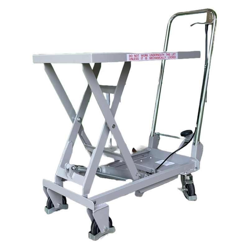 Aiko 100kg Aluminium Lift Table with PU Wheels | Model : PT-BS100A