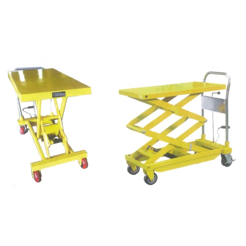 Aiko 500kg 900mm Scissor Lift Table with PU Wheels | Model : PT-WP500