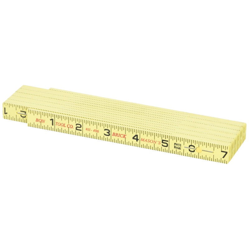 Bon 11-496 Rule - Fiberglass - Brick Spacing - 6 Foot