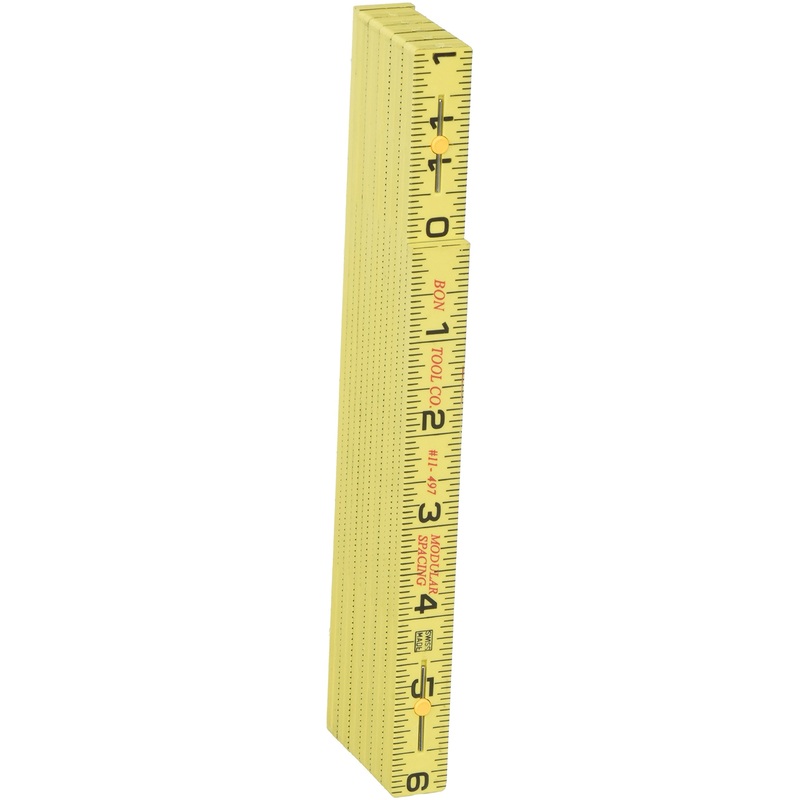 Bon 11-497 Rule - Fiberglass - Modular Spacing - 6 Foot