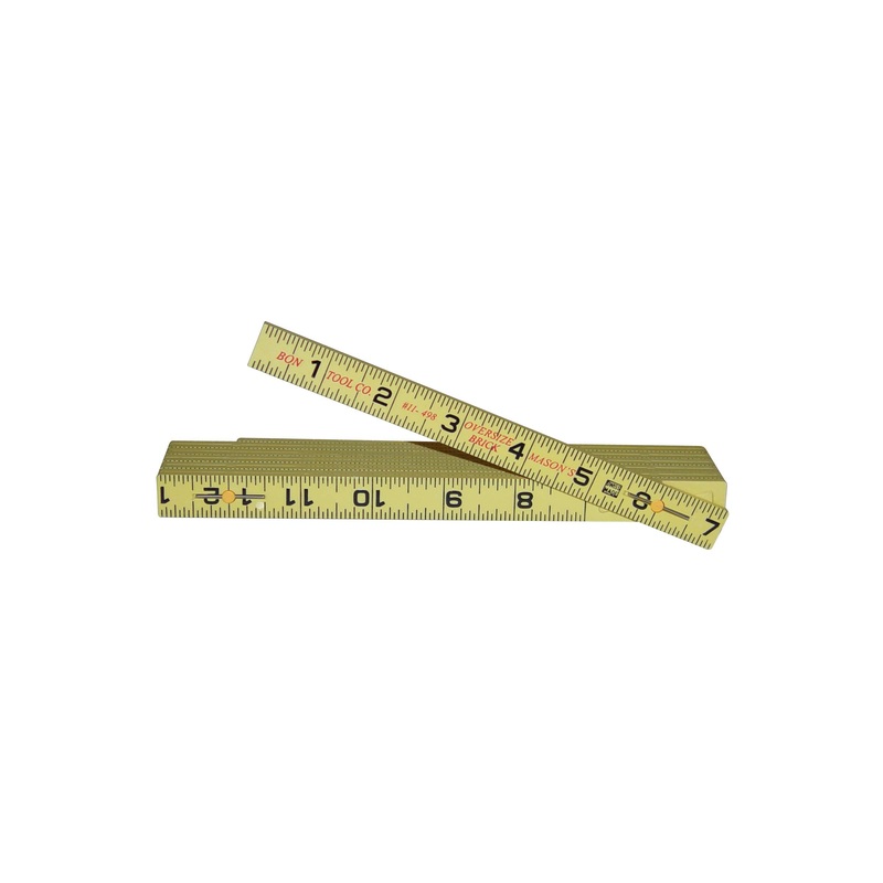 Bon 11-498 Rule - Fiberglass - Oversize Brick - 6 Foot