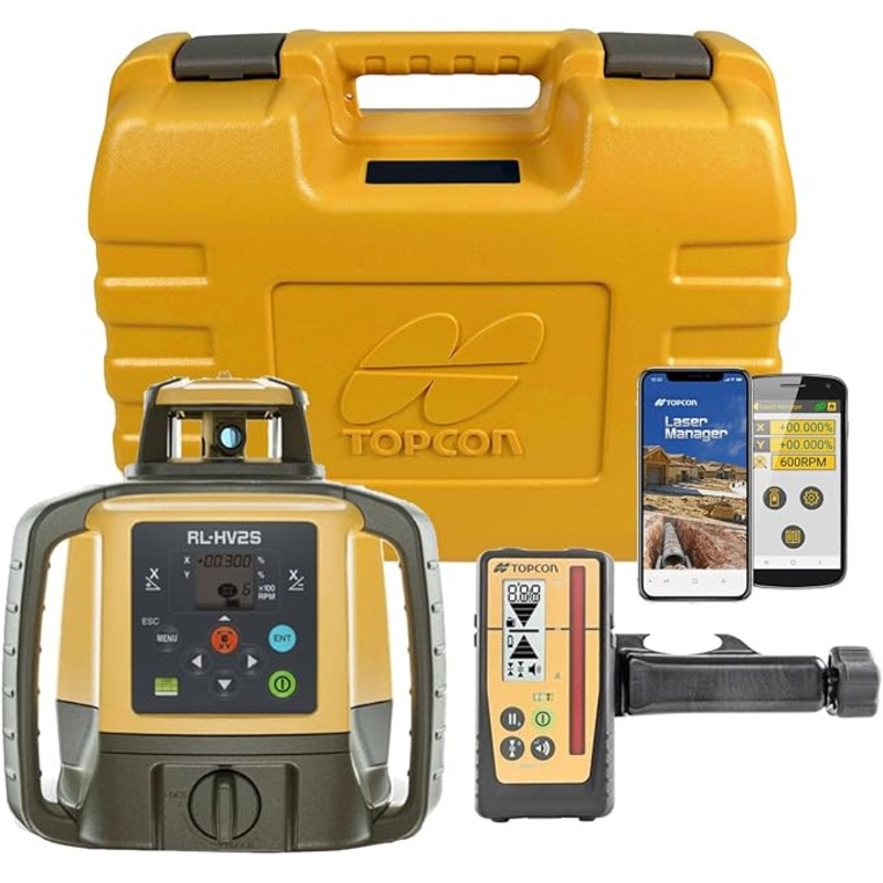 Topcon RL-HV2S/RWRBD Self-Leveling Dual Slope Laser