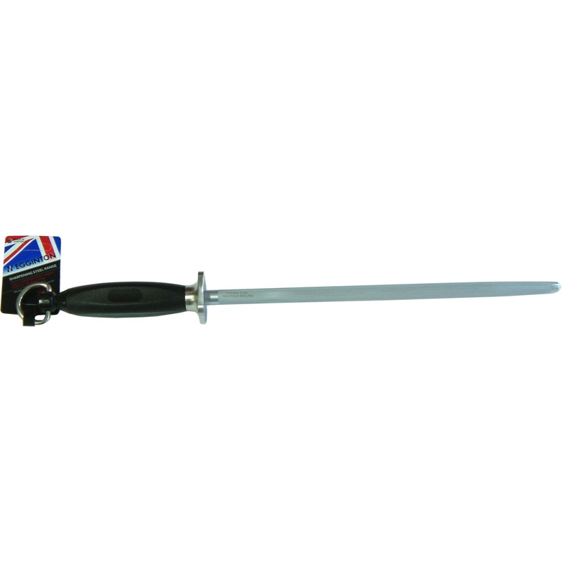 Egginton Sharpening Steel Plastic Handle Stainless Guard P203 #5 300mm