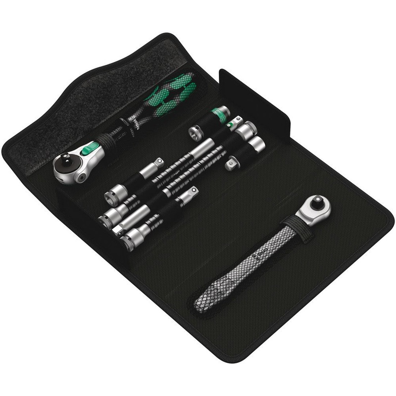 WERA juego de carraca KK Zyklop MS1 8 piezas (4000820309)