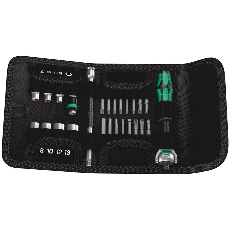 WERA Juego de puntas y llaves de vaso KK Zyklop Speed 26 piezas (4000820579)