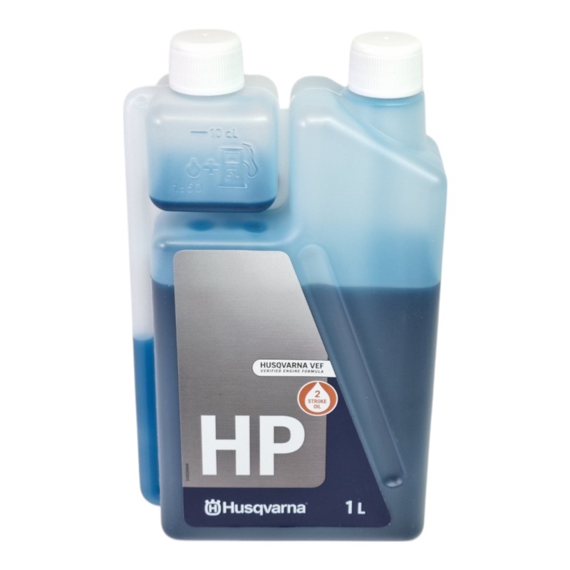 Aceite de dos tiempos Husqvarna 5x HP 1 litro ( 5x 587808511 ) - Aceite de 2 tiempos - reduccin del desgaste mediante aditivos especiales
