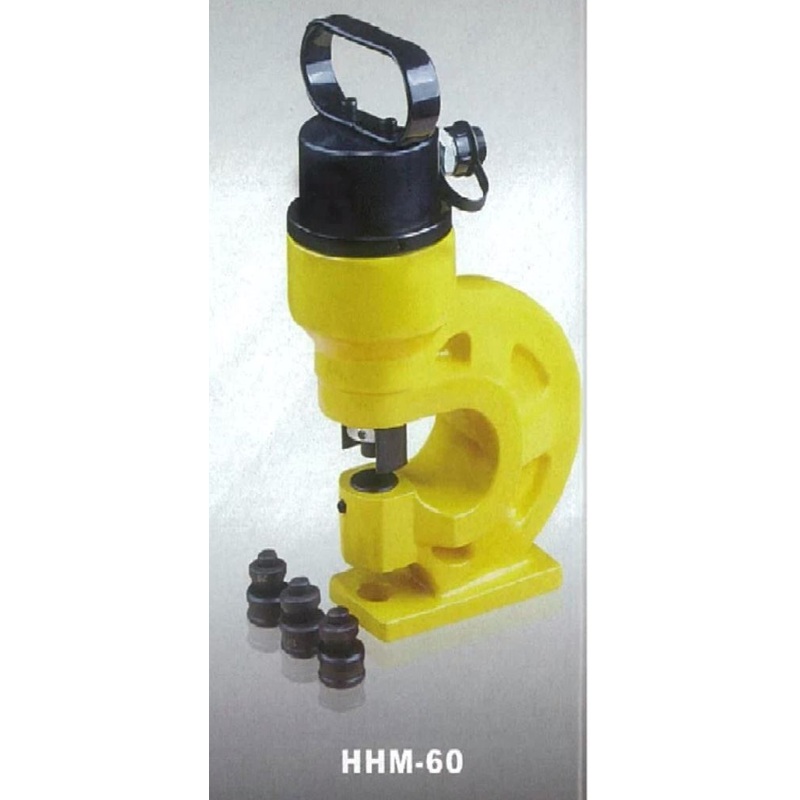 Aiko Hydraulic Busbar Punching Tool for 6mm Iron Sheet (Puncher) | Model : HHM-60
