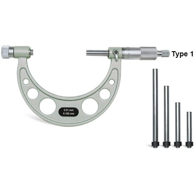 YAMAYO INTERCHANGEABLE OUTSIDE MICROMETER 4-8 RANGE