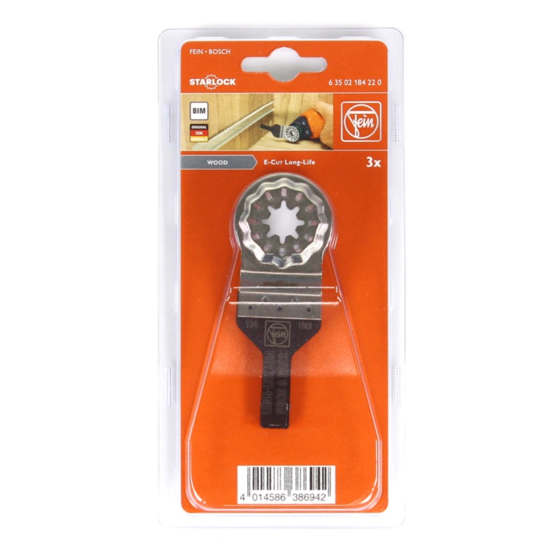 Hoja de sierra FEIN longlife E-Cut Starlock 3 piezas 30 x 10 mm (63502184220) bimetal
