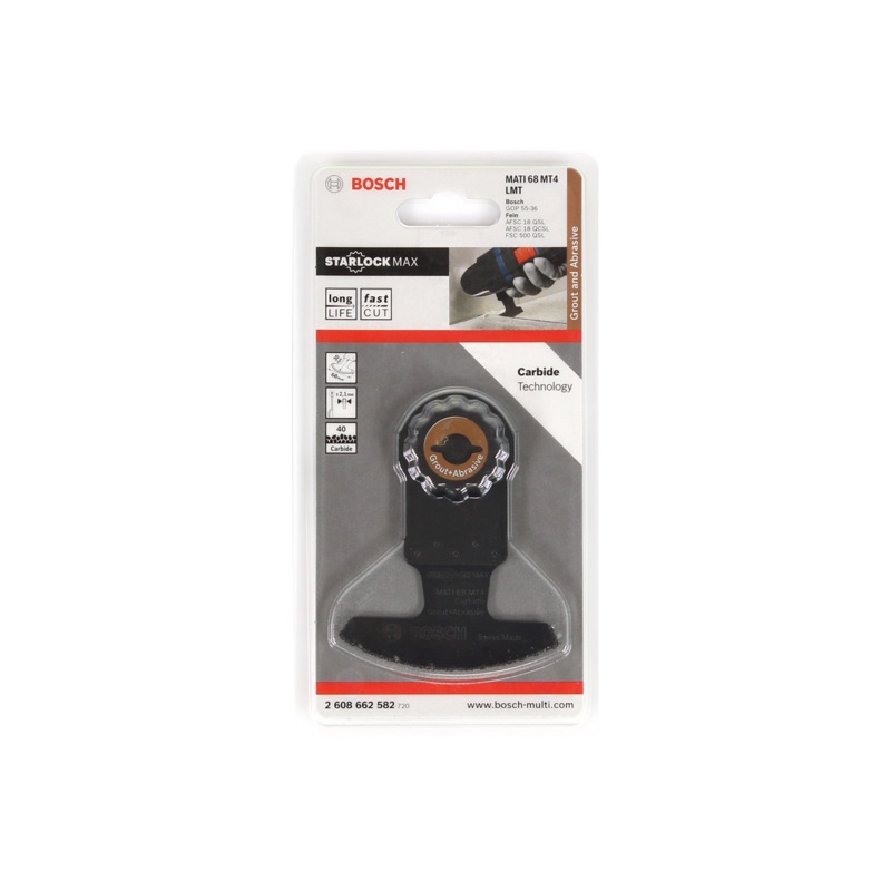 Hoja de sierra segmentada Bosch MATI 68 MT4 Carbide-RIFF Starlock Max (2608662582)