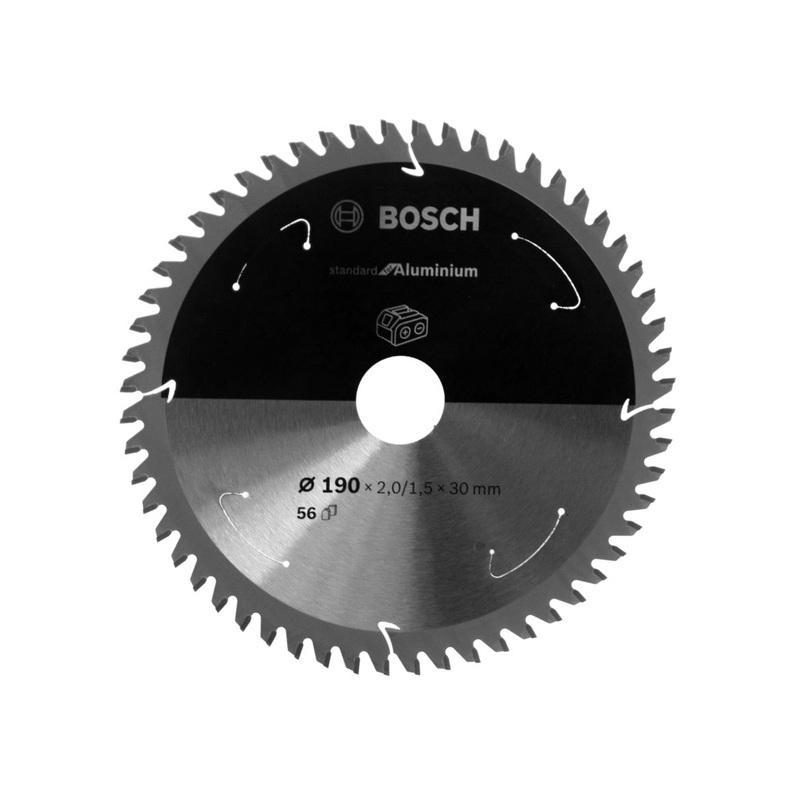 Hoja de sierra circular Bosch estndar para aluminio 190 x 1,5 x 30 mm 56 dientes (2608837771)