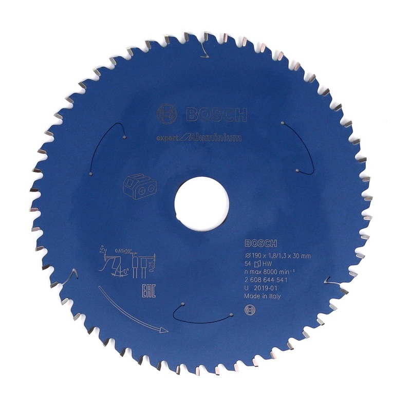 Hoja de sierra circular Bosch Expert para aluminio 190 x 1,3 x 30 mm 54 dientes (2608644541)