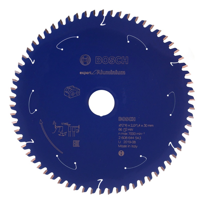 Hoja de sierra circular Bosch Expert para aluminio 216 x 1,4 x 30 mm 66 dientes (2608644543)