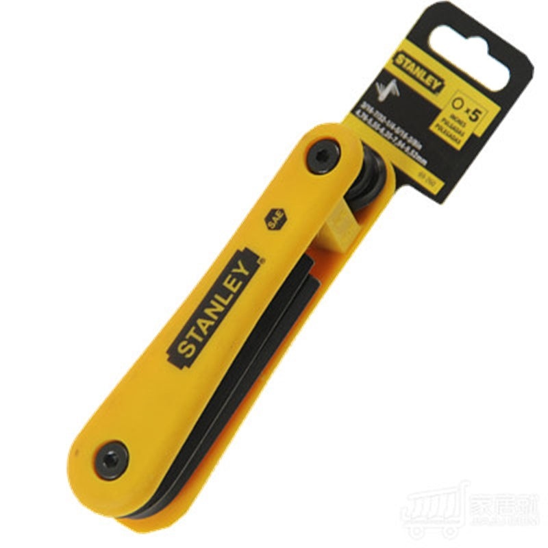 Stanley Hex Key 5pc Folding Set 3/16"-3/8" | Model : 69-260