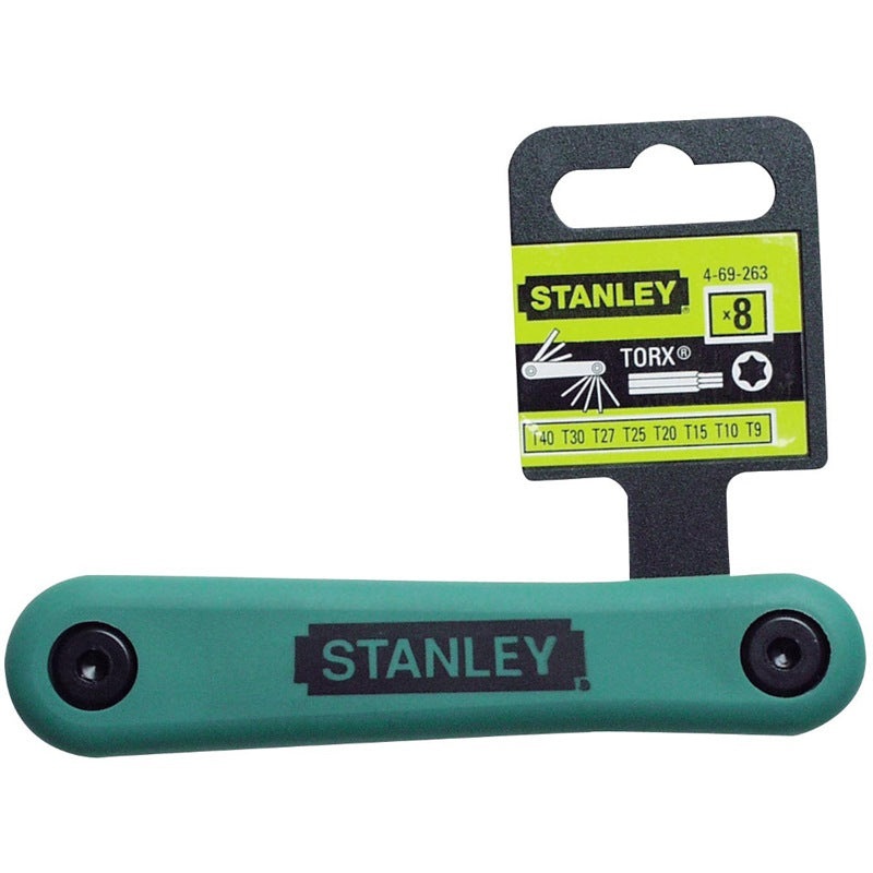 Stanley Hex Key 8pc Torx Fold T9-t40, | Model : 69-263
