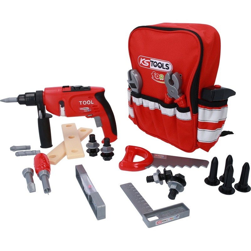 Mochila de herramientas KS TOOLS para nios con surtido, 25 piezas (100201)