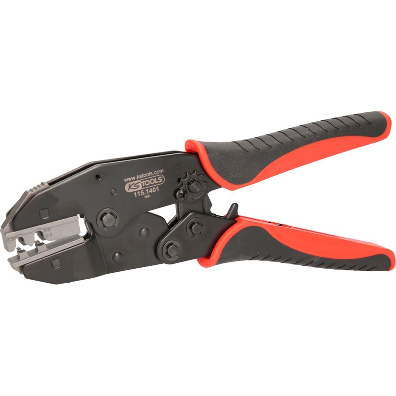 Alicates de crimpar KS TOOLS para la serie Delphi Metri-Pack con junta  0,35/0,5-0,8 mm ( 115.1570 )