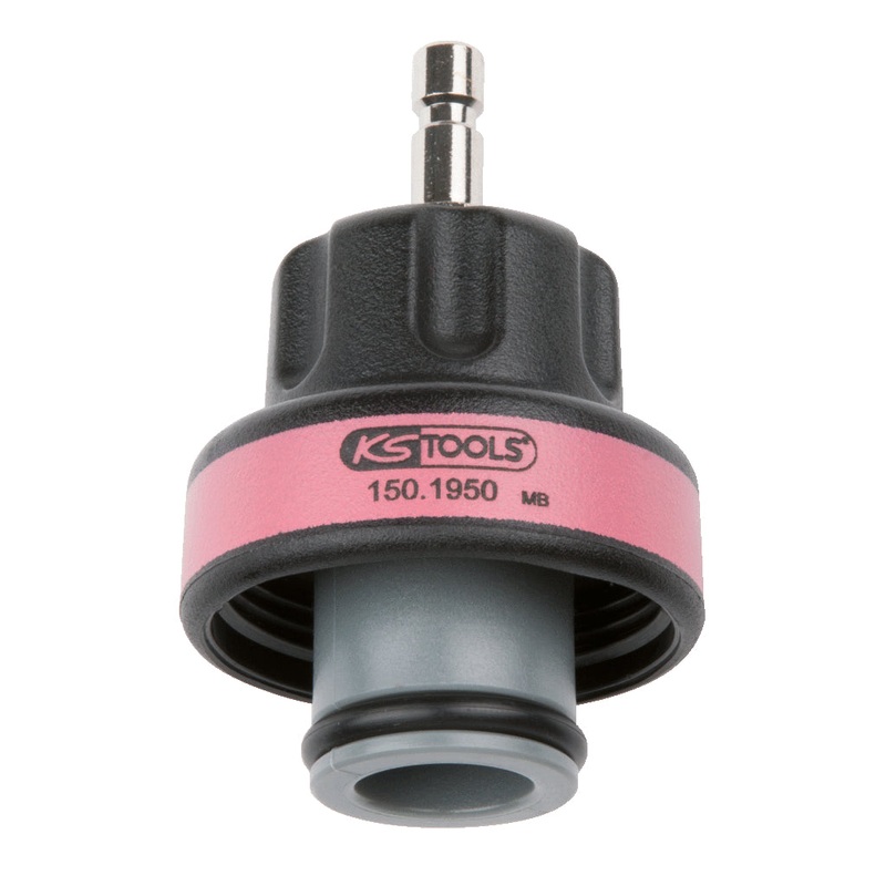 Adaptador del sistema de refrigeracin KS TOOLS M48 x 2,5, rosa ( 150.1950 )