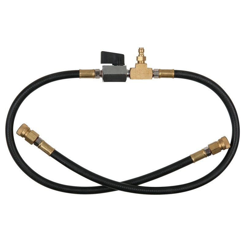 Manguera de conexin de manmetro KS TOOLS con conexin de manguera de 1/4" para sistemas Ford EFI (150.2363)
