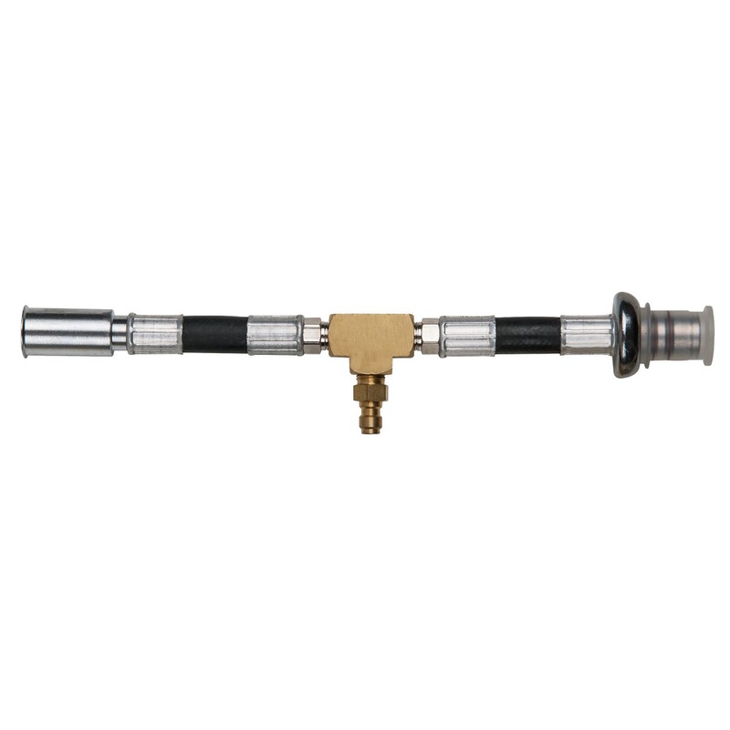 Manguera de conexin de manmetro KS TOOLS con conexin de manguera de 1/4" para uso universal con conexiones de manguera de alta presin de 3/8" y 5/16" ( 150.2364 )