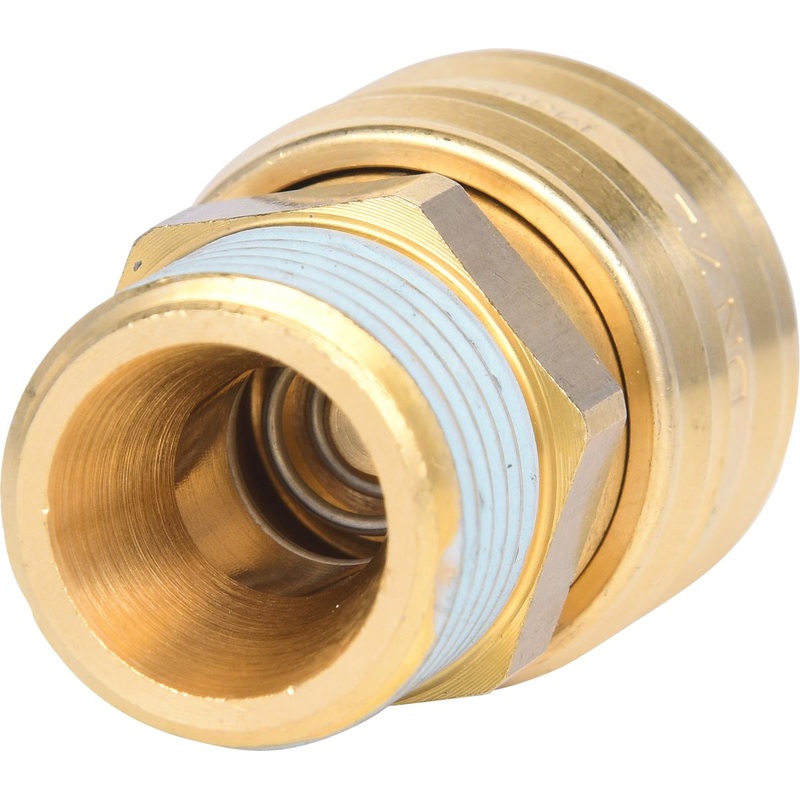 Acoplamiento de latn KS TOOLS con rosca exterior, G1/2"AG ( 515.3482 )