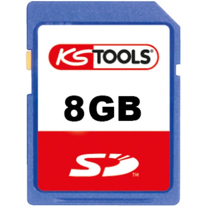 Tarjeta de memoria SD KS TOOLS, 8 GB ( 550.5008 )