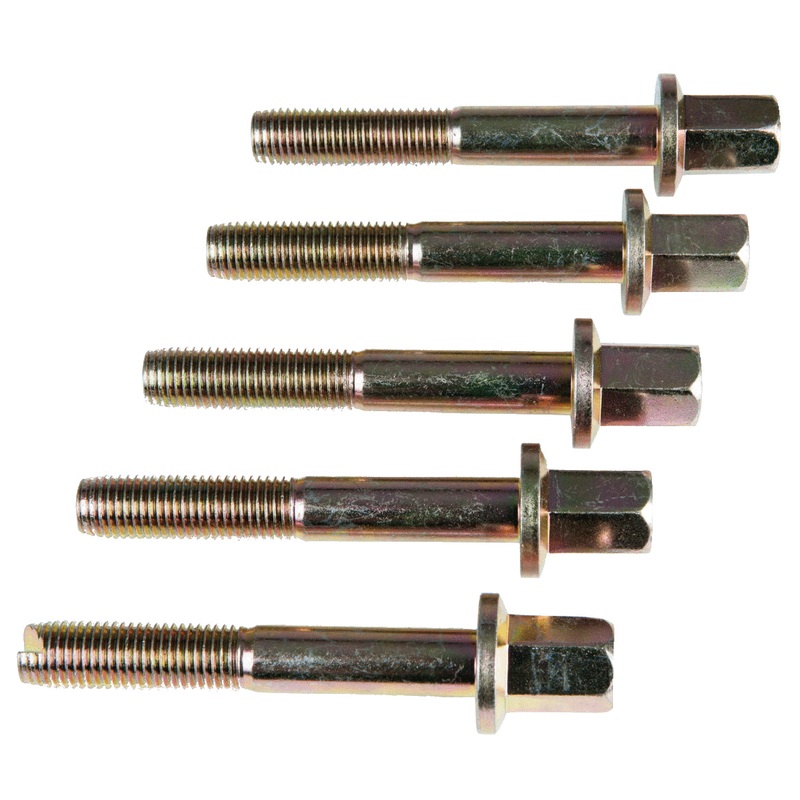 Tornillos extractores KS TOOLS con collar + ranura de limpieza M12x1,5, paquete de 5 (700.1482)