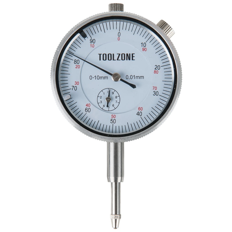 Reloj comparador KS TOOLS  51,0 mm (0 - 10,0 x 0,01 mm), 103 mm ( 400.1264 )