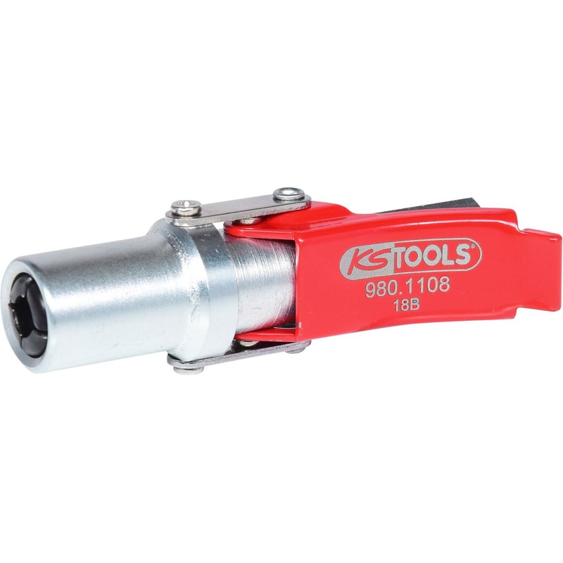 Acoplamiento Quick-Lock KS TOOLS para pistolas engrasadoras, 1/8" ( 980.1108 )