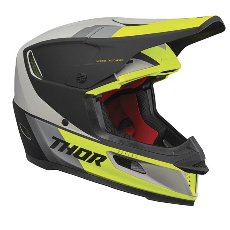 Helmet S23 Thor Mx Reflex Apex Acid/Grey Large