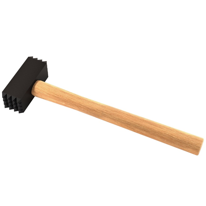 Bon 11-368 Toothed Bush Hammer - 1-3/4-in. Stock 4 Lb Wood Handle