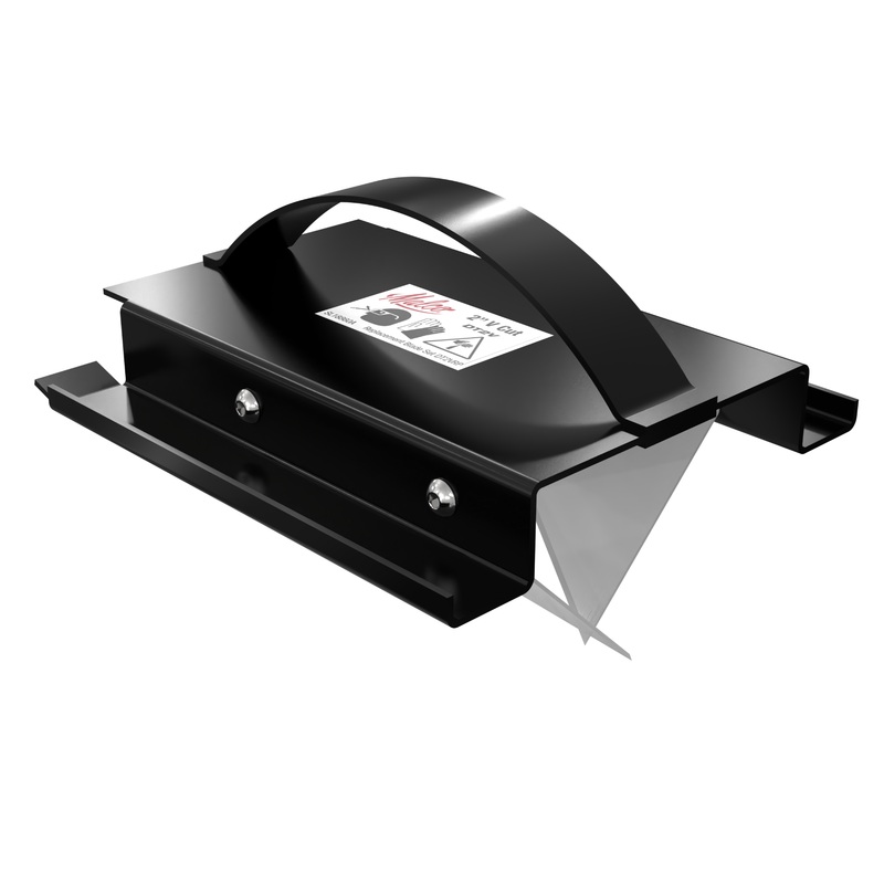 Malco DT2V 2" V-Cut  Duct Board Cutting Tool - Black