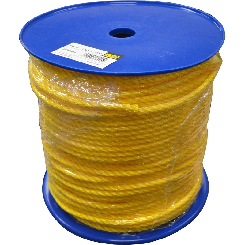 Xcel Rope - Yellow Polypropylene 183m Reel 8mm