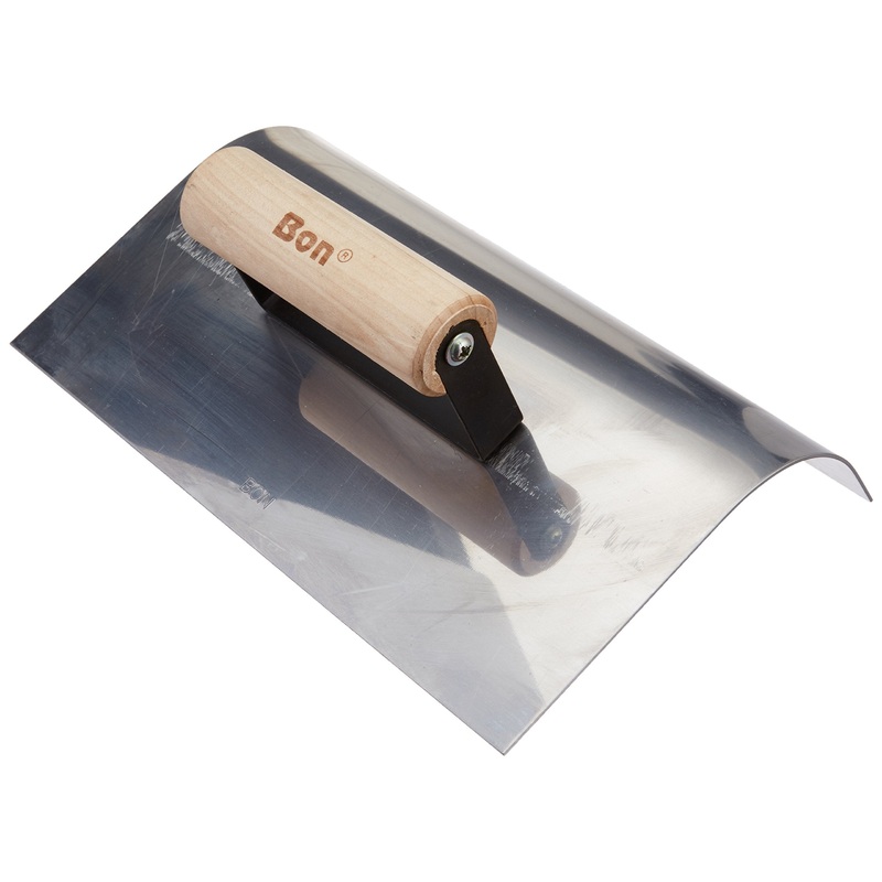 Bon 12-466 Highway Curb Runner -10-in. X 5 3/4-in. - 2 5/8-in. Lip 2-in. Radius Wood Handle