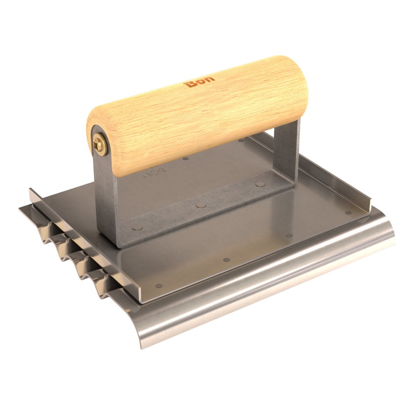 Bon 12-475 Safety Step Edger - 6-in. X 4 3/4-in. Wood Handle