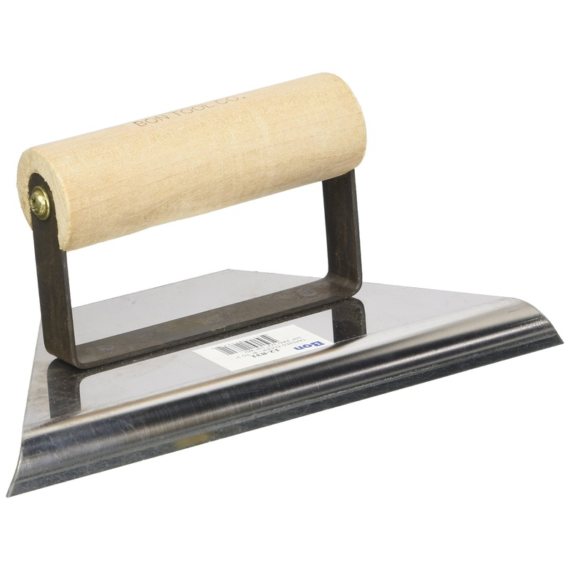 Bon 12-831 Tapered Edger - 8-in. To 3-in. - 3/8-in. Radius 1/2-in. Lip Wood Handle