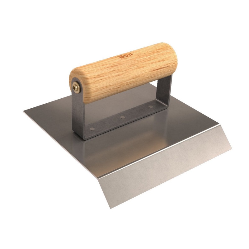 Bon 12-864 Chamfer - Stainless Steel 6-in. X 6-in. Wood Handle