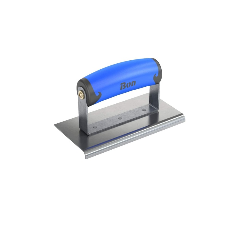 Bon 62-438 Edger - Stainless Steel 6-in. X 3-in. - 1/4-in. Radius X 3/8-in. Lip Comfort Grip Handle