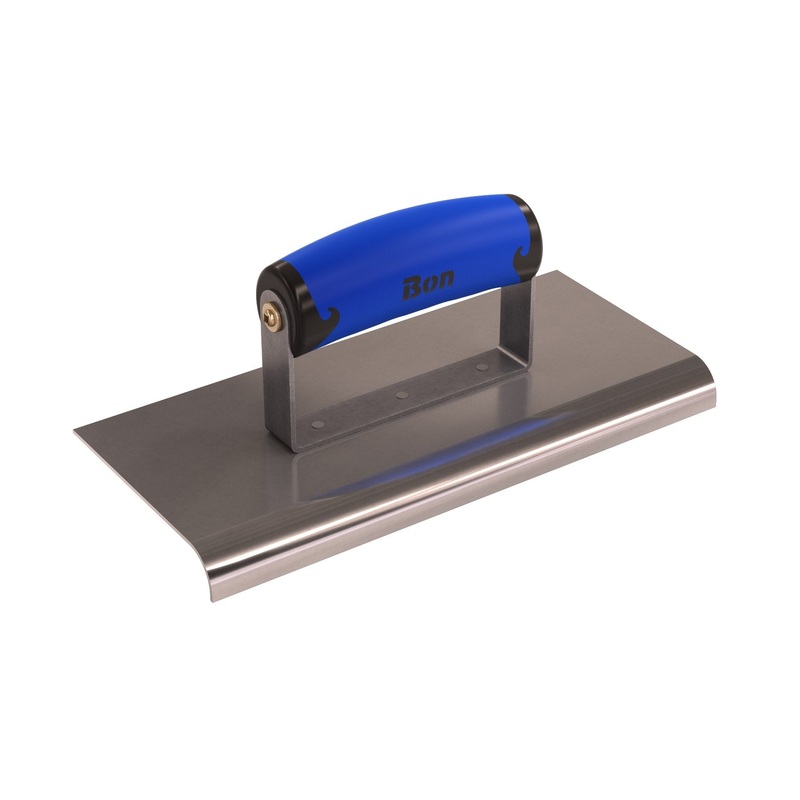 Bon 62-455 Edger - Stainless Steel 9-in. X 4-in. - 1/2-in. Radius X 5/8-in. Lip Comfort Grip Handle
