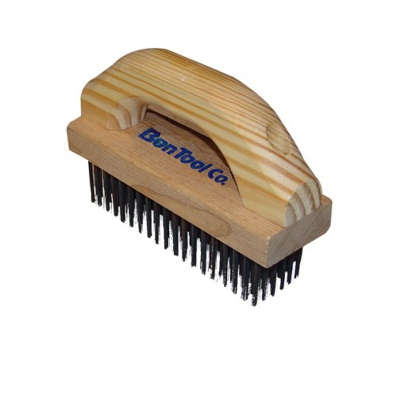 Bon 84-668 Wire Brush - 7 1/8-in. X 2 1/4-in. With Wood Handle
