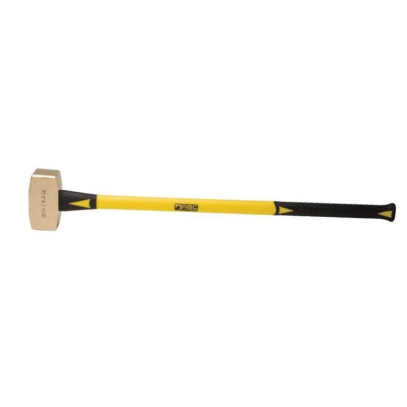 ABC Hammer ABC10BF 10 lb. Brass Hammer with 33 in. Fiberglass Handle