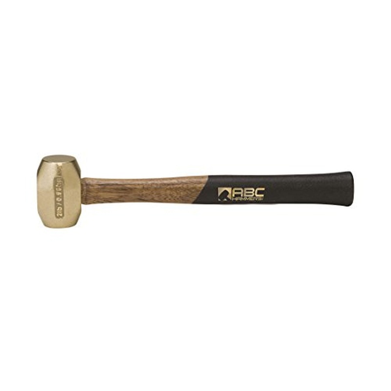ABC Hammer ABC2BW 2 lb. Brass Hammer with 12.5 in. Wood Handle