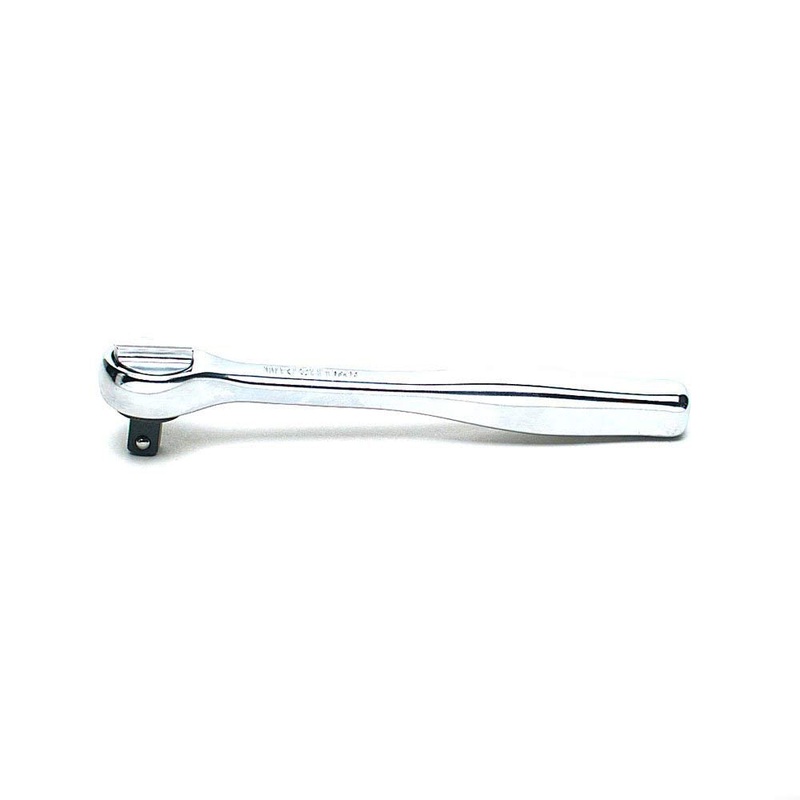 Wright Tool 2426 1/4 in. Drive 4-3/4 in. Full Polish 45 Tooth Round Head Ratchet