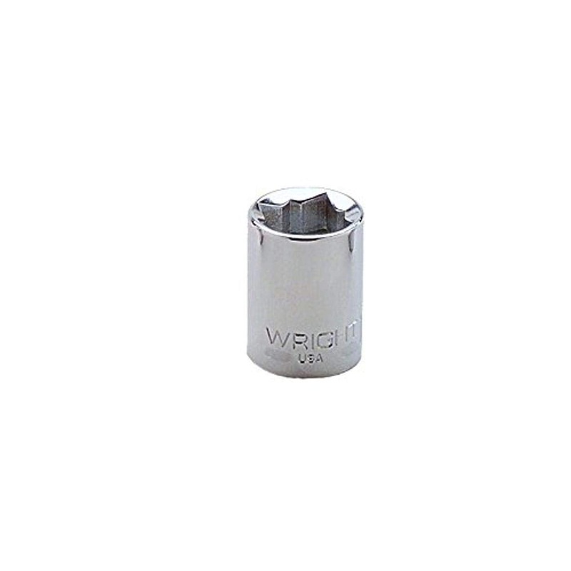 Wright Tool 3318 3/8 in. Drive 8 Point 9/16 in. Full Polish Alloy Steel Standard Socket