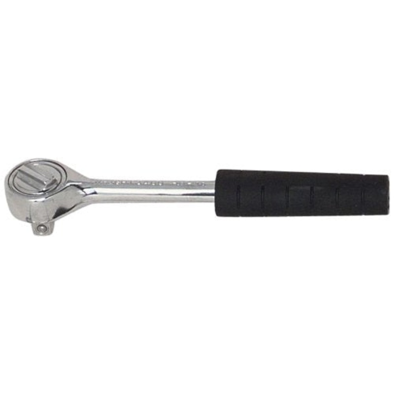 Wright Tool 3400 3/8 in. Drive 7-1/32 in. Full Polish Nitrile Grip Round Head Ratchet