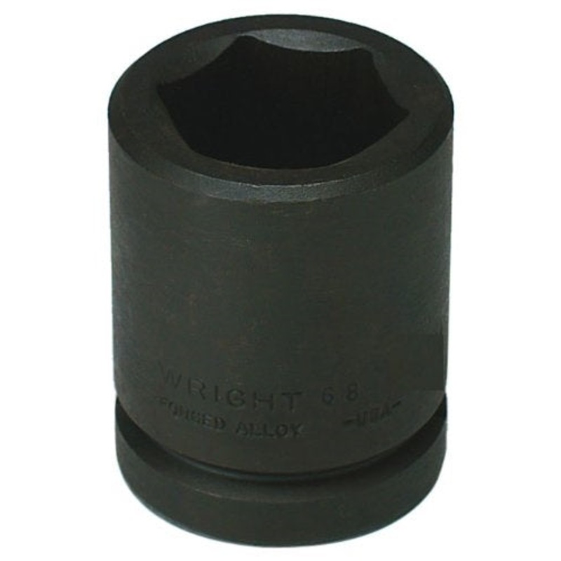 Wright Tool 68-42mm 3/4 in. Drive 6 Point 42 mm Metric Standard Impact Socket